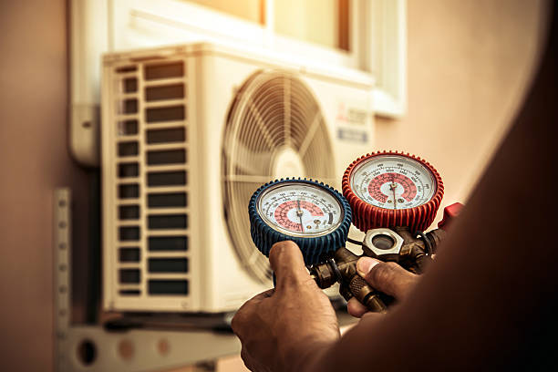 Professional Hvac Maintenance technician working in Warrington, PA